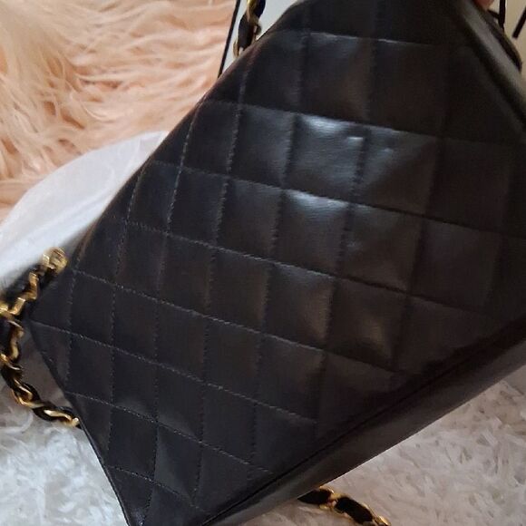 Authentic Chanel Mini Black Quilted Crossbody Bag - Picture 11 of 17